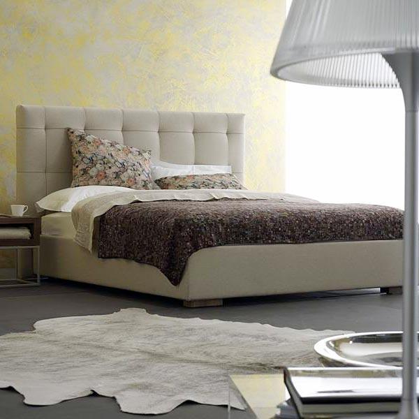 Schramm Bettgestelle 120 x 200 cm / 5 Wochen Schramm Basis 25 mit Quadro Plus K328-1 Kopfteil