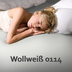 Formesse Bettlaken 0114wollweiss / 5 - 7 Werktage Formesse Bella Gracia LA PICCOLA Jersey Spannbettlaken - Größe: 90 x 190 cm