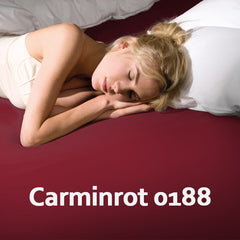 Formesse Bettlaken 0188carminrot / 5 - 7 Werktage Formesse Bella Donna Jersey Spannbettlaken - Größe: 90 x 190 cm bis 100 x 220 cm
