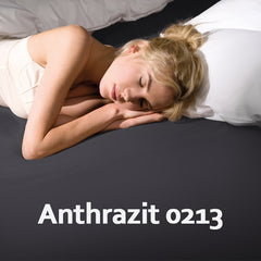 Formesse Bettlaken 0213anthrazit / 5 - 7 Werktage Formesse Bella Donna Jersey Spannbettlaken - Größe: 200 x 220 cm bis 200 x 240