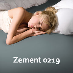 Formesse Bettlaken 0219zement / 14 - 21 Werktage Formesse Bella Donna Premium LA PICCOLA Spannbettlaken - Größe: 140 x 210 cm