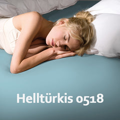 Formesse Bettlaken 0518helltürkis / 5 - 7 Werktage Formesse Bella Gracia Jersey Spannbettlaken - Größe: 90 x 190 cm bis 100 x 220 cm