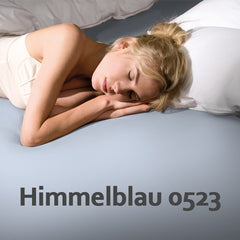 Formesse Bettlaken 0523himmelblau / 14 - 21 Werktage Formesse Bella Donna Premium LA PICCOLA Spannbettlaken - Größe: 120 x 210 cm