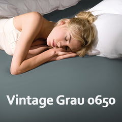 Formesse Bettlaken 0650vintagegrau / 5 - 7 Werktage Formesse Bella Donna Jersey Spannbettlaken - Größe: 90 x 190 cm bis 100 x 220 cm