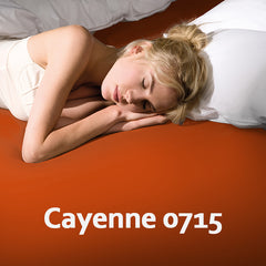 Formesse Bettlaken 0715cayenne / 5 - 7 Werktage Formesse Bella Donna Jersey Spannbettlaken - Größe: 180 x 190 cm bis 200 x 220 cm