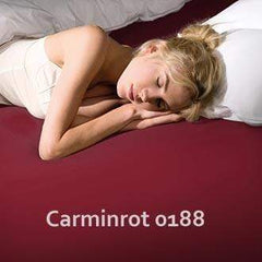 Formesse Bettlaken 0188carminrot / 5 - 7 Werktage Formesse Bella Gracia LA PICCOLA Jersey Spannbettlaken - Größe: 140 x 190 cm