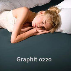 Formesse Bettlaken 0220graphit / 5 - 7 Werktage Formesse Bella Donna Jersey LA PICCOLA Spannbettlaken - Größe: 180 x 200 cm