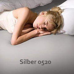 Formesse Bettlaken 0520silber / 14 - 21 Werktage Formesse Bella Donna Premium LA PICCOLA Spannbettlaken - Größe: 120 x 210 cm