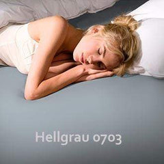 Formesse Bettlaken 0703hellgrau / 5 - 7 Werktage Formesse Bella Donna Jersey ALTO Spannbettlaken - Größe: 120 x 200 cm bis 130 x 220 cm