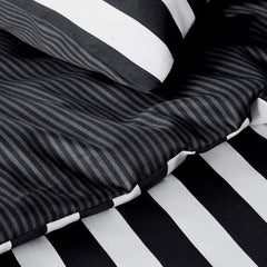 Marc O'Polo Bettwäsche Bettwäsche Classic Stripe black von Marc O'Polo