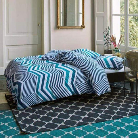 Essenza Bettwäsche Bettwäsche Ziggy Zag aqua von Esprit